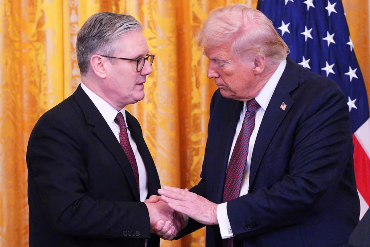 President Donald Trump and UK leaders